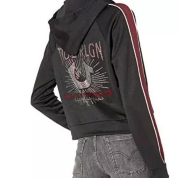 True Religion Jackets & Blazers - True Religion Rhinestone Hoodie